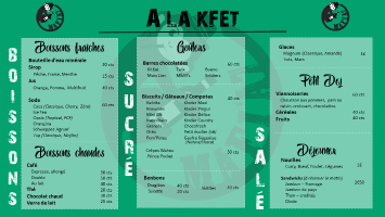 cafeteria menu